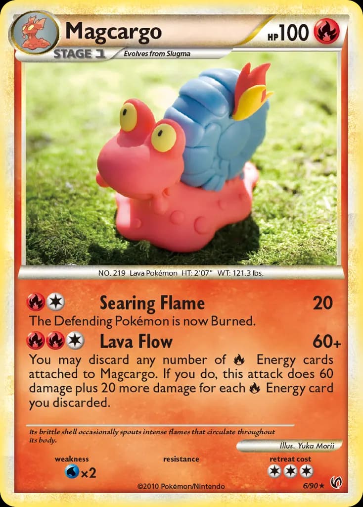 Magcargo — HS—Undaunted 6 Pokémon card