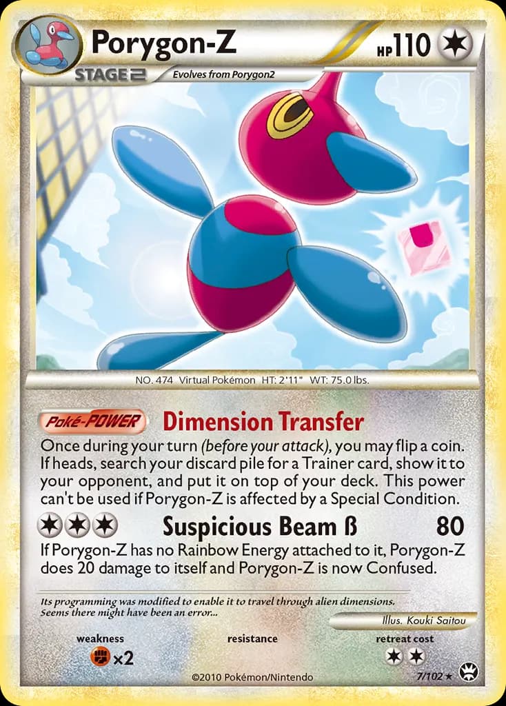 Porygon-Z — HS—Triumphant 7 Pokémon card