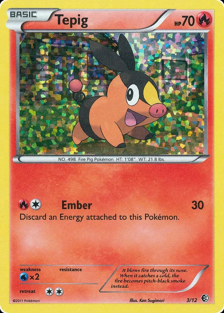 Gruikui — Collection McDonald's 2011 3 French Pokémon card