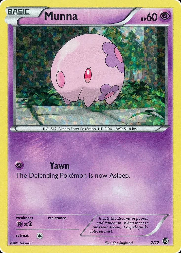 Munna — McDonald's Collection 2011 7 Pokémon card