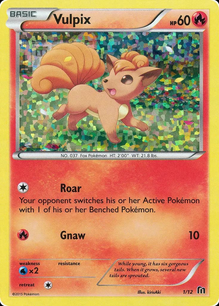Vulpix — McDonald's Collection 2016 1 Pokémon card