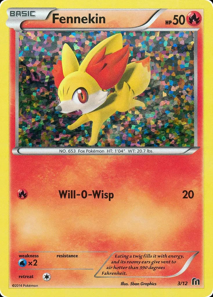 Fennekin — McDonald's Collection 2016 3 Pokémon card