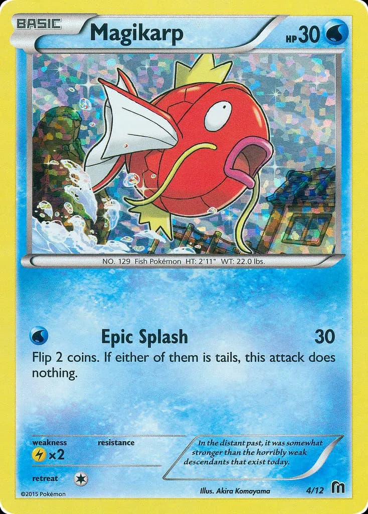 Magikarp — McDonald's Collection 2016 4 Pokémon card