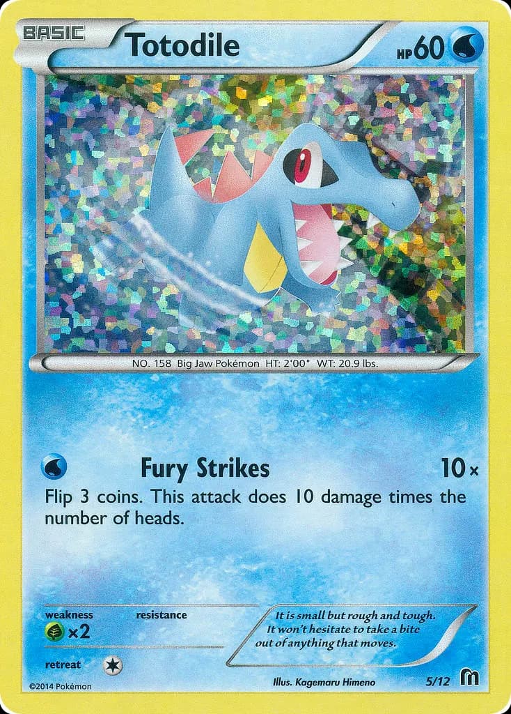 Totodile — McDonald's Collection 2016 5 Pokémon card