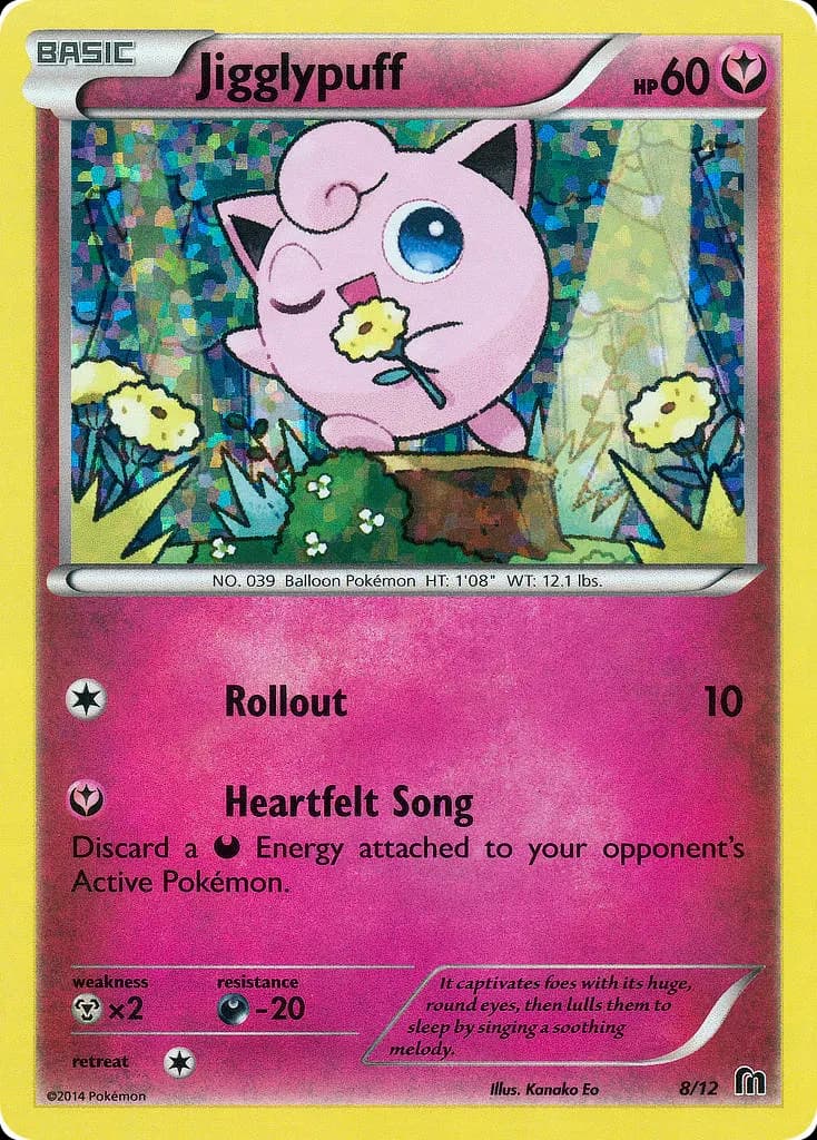 Jigglypuff — McDonald's Collection 2016 8 Pokémon card