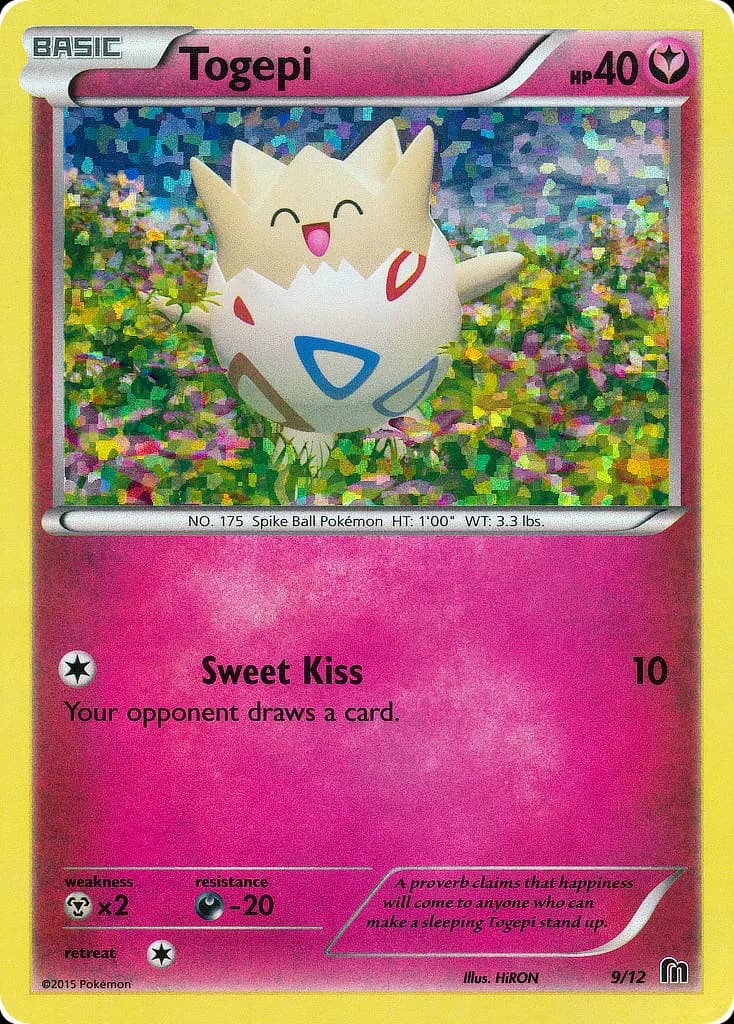 Togepi — McDonald's Collection 2016 9 Pokémon card