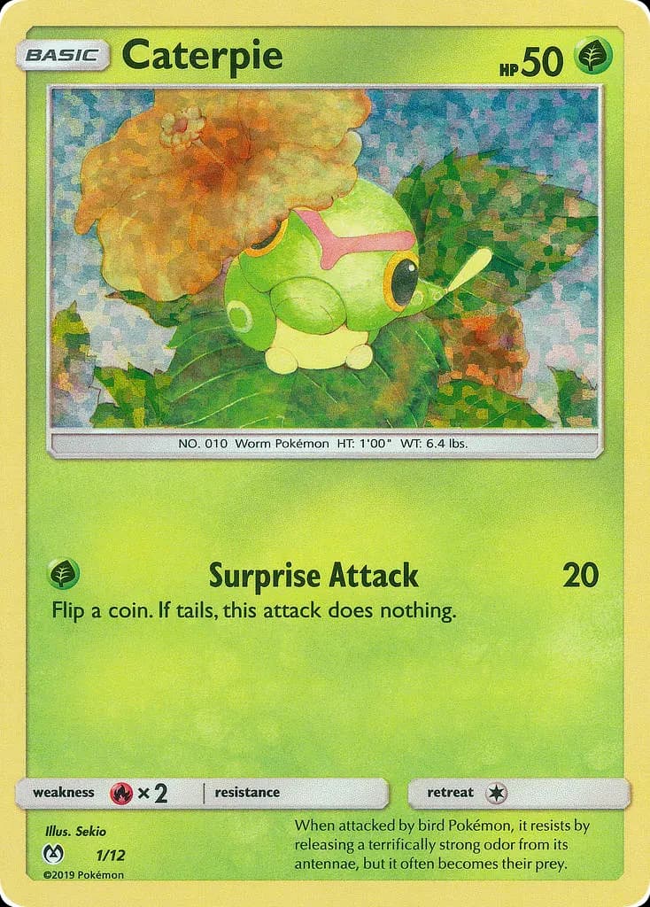 Raupy — McDonald’s Kollektion 2019 1 German Pokémon card