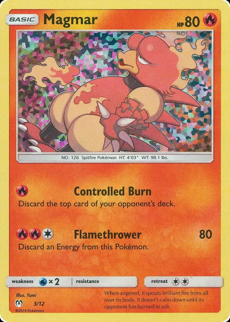 Magmar — McDonald’s Kollektion 2019 3 German Pokémon card