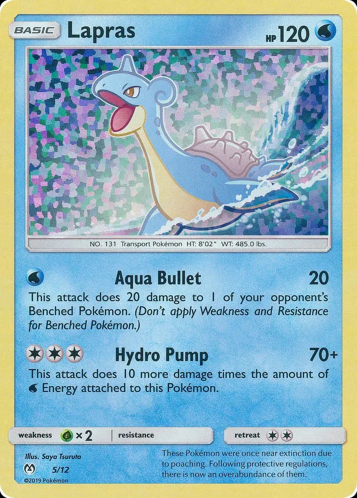 Lapras — McDonald’s Kollektion 2019 5 German Pokémon card
