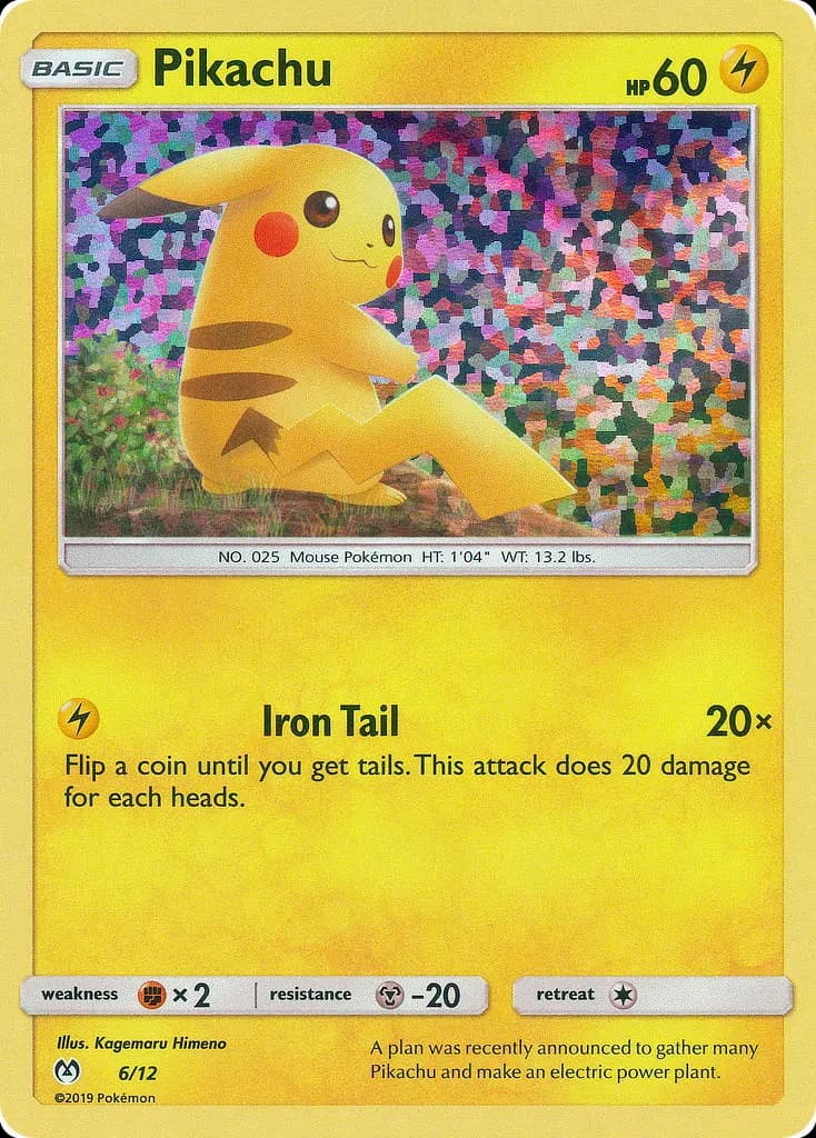 Pikachu — McDonald's Collection 2019 6 Pokémon card
