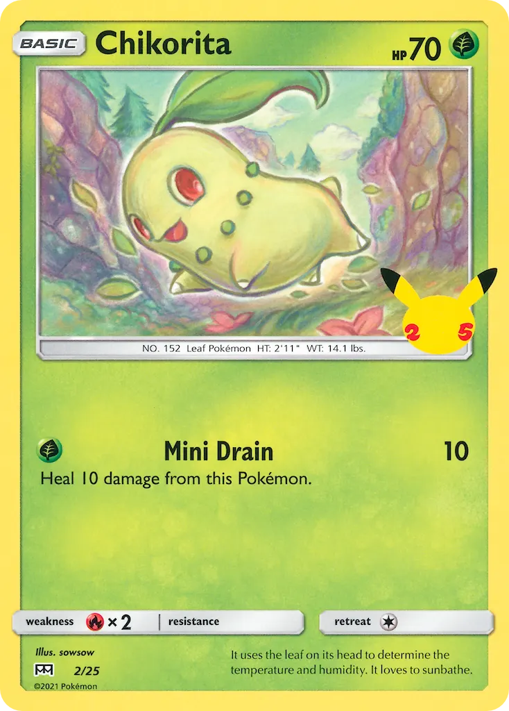 Germignon — Collection McDonald's 2021 2 French Pokémon card