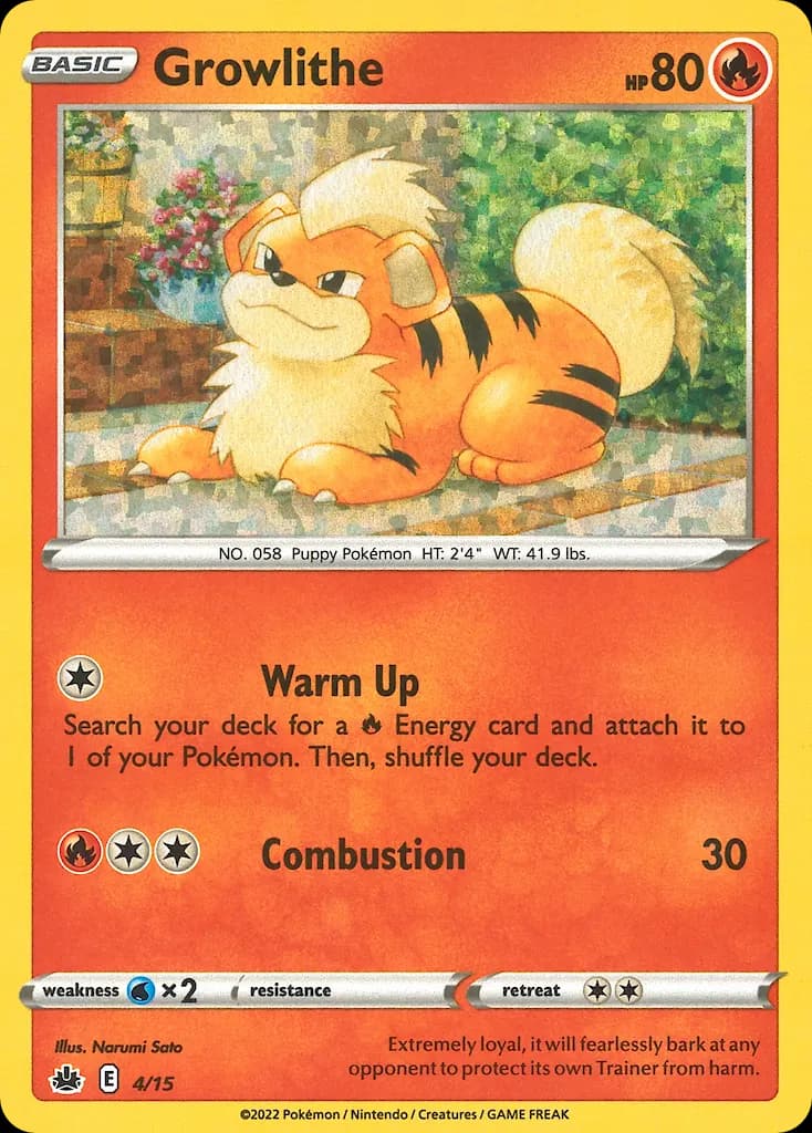 Caninos — Collection McDonald's 2022 4 French Pokémon card