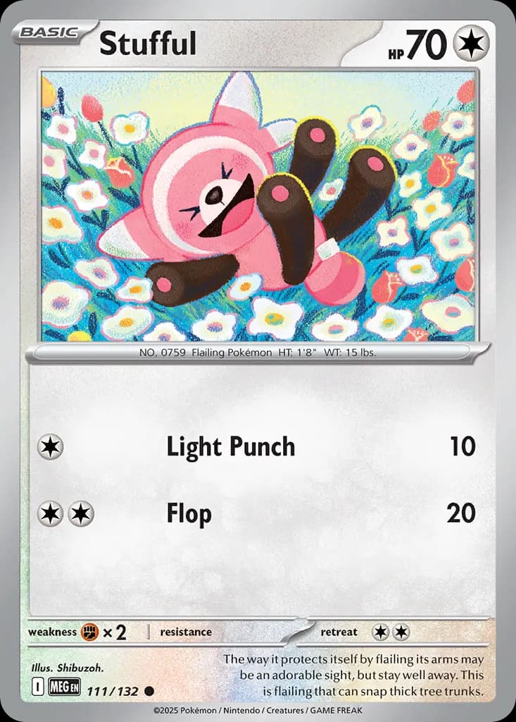 Stufful — Mega Evolution 111 Pokémon card