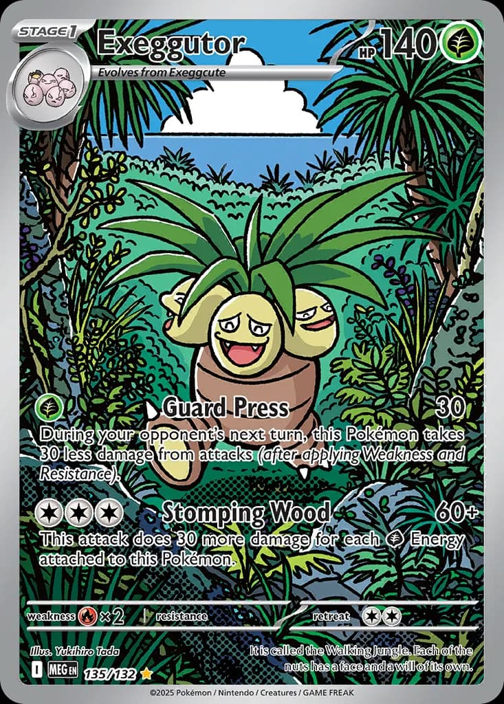 Exeggutor — Mega Evolution 135 Pokémon card