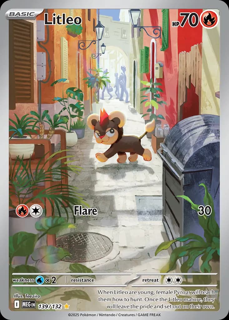 Litleo — Mega Evolution 139 Pokémon card