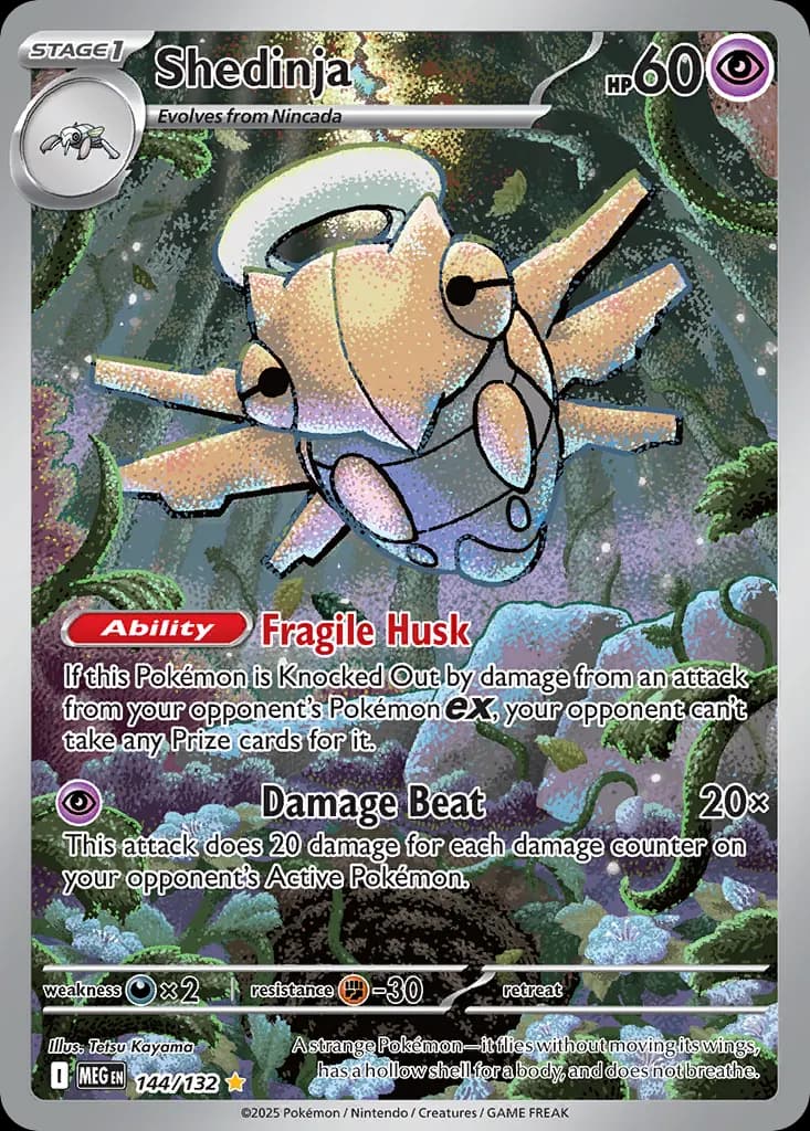 Shedinja — Mega Evolution 144 Pokémon card
