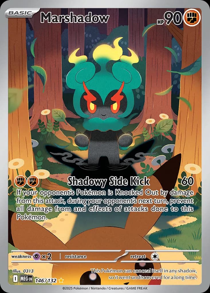 Marshadow — Mega Evolution 146 Pokémon card