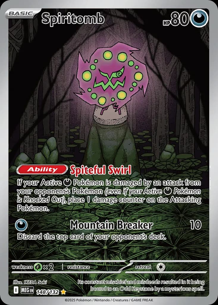 Spiritomb — Mega Evolution 148 Pokémon card