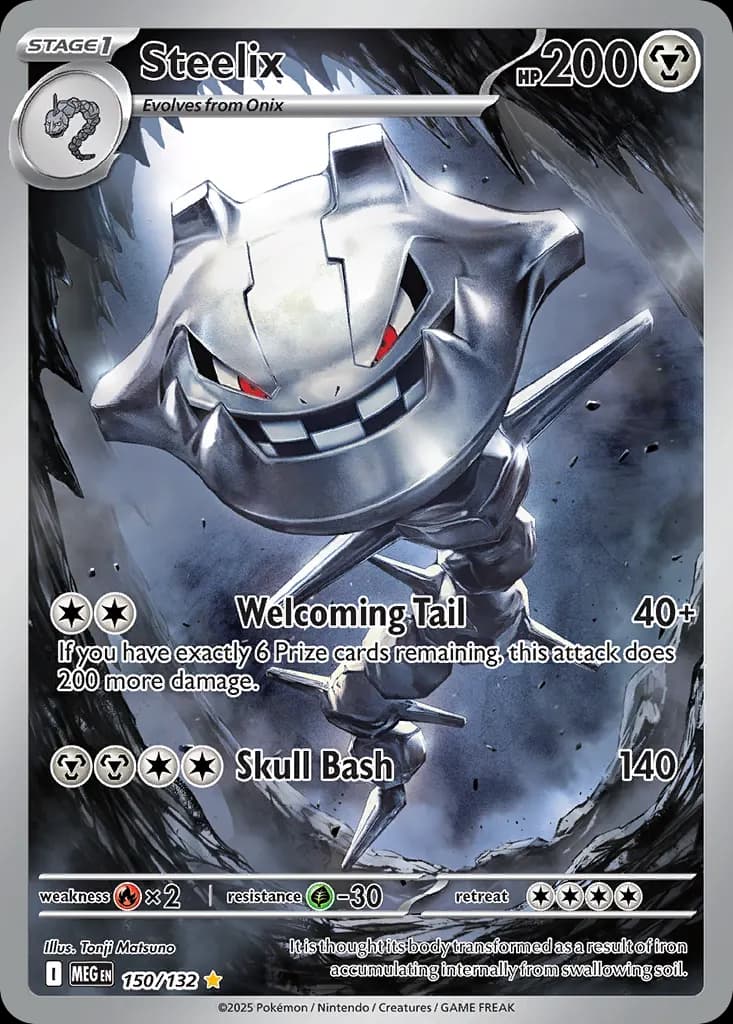 Steelix — Mega Evolution 150 Pokémon card