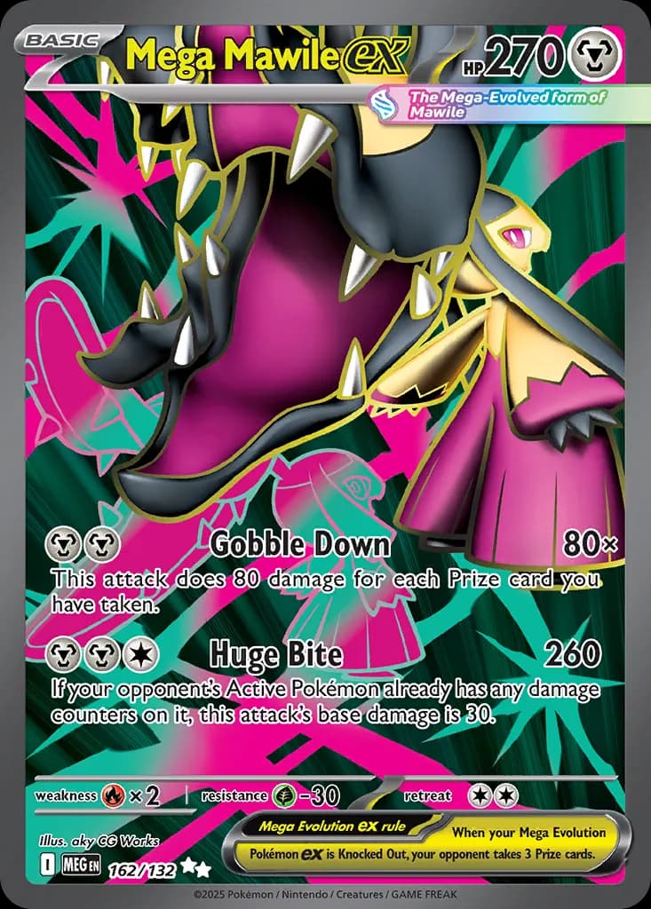 Mega Mawile ex — Mega Evolution 162 Pokémon card