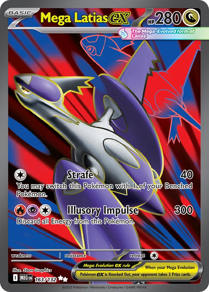 Mega Latias ex — Mega Evolution 163 Pokémon card