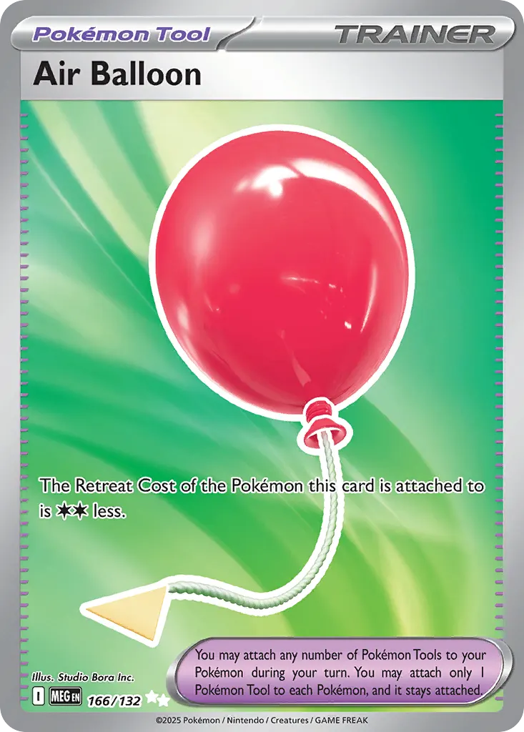 Air Balloon — Mega Evolution 166 Pokémon card