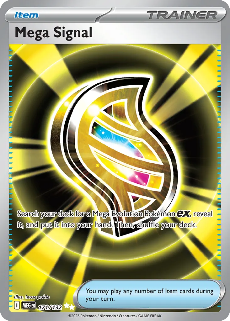 Mega Signal — Mega Evolution 171 Pokémon card