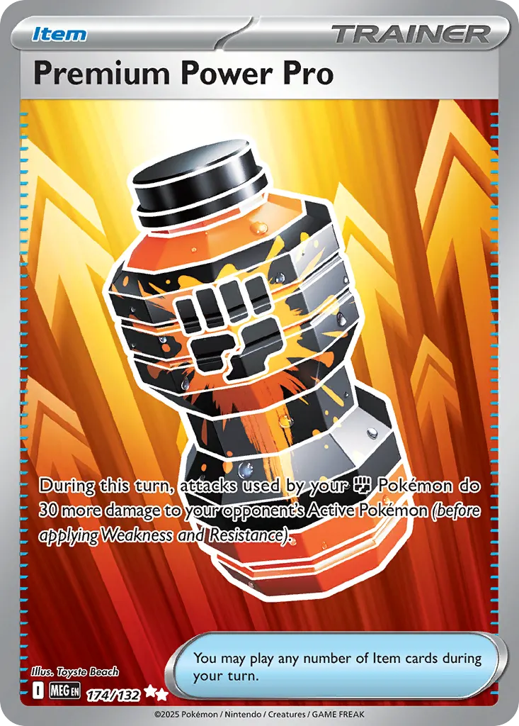 Premium Power Pro — Mega Evolution 174 Pokémon card