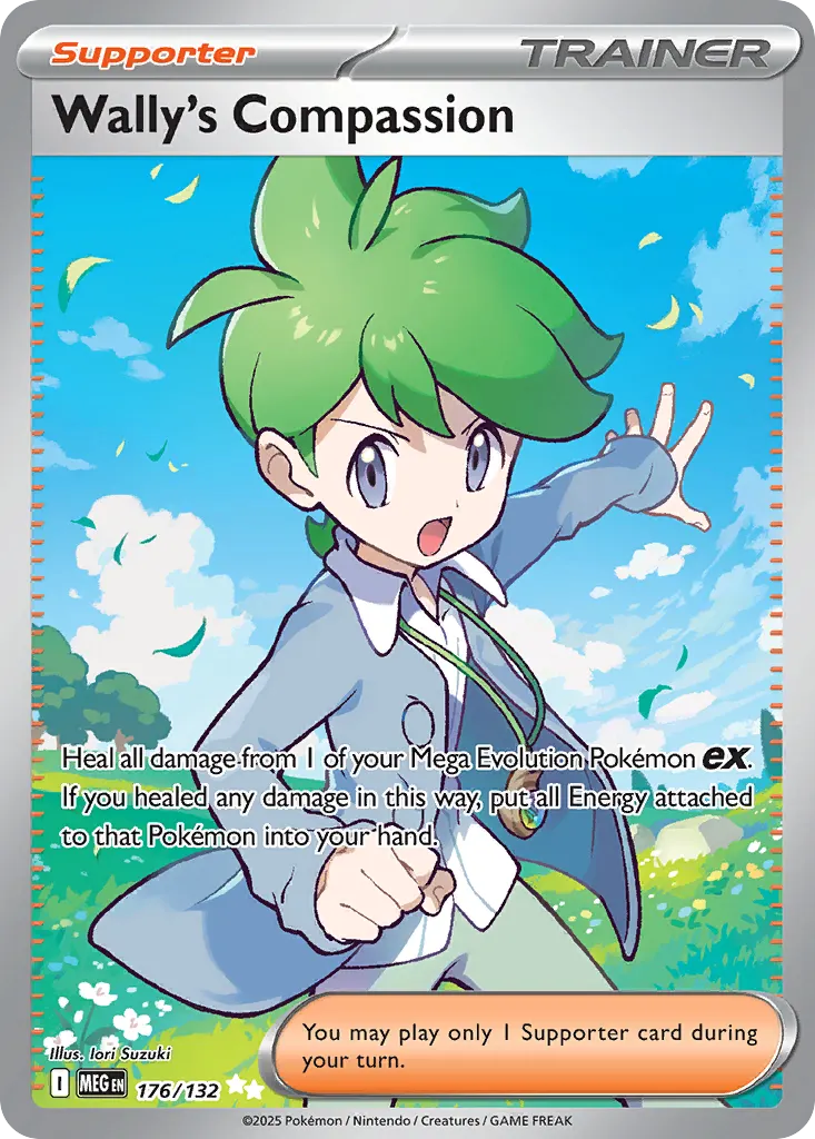 Wally's Compassion — Mega Evolution 176 Pokémon card
