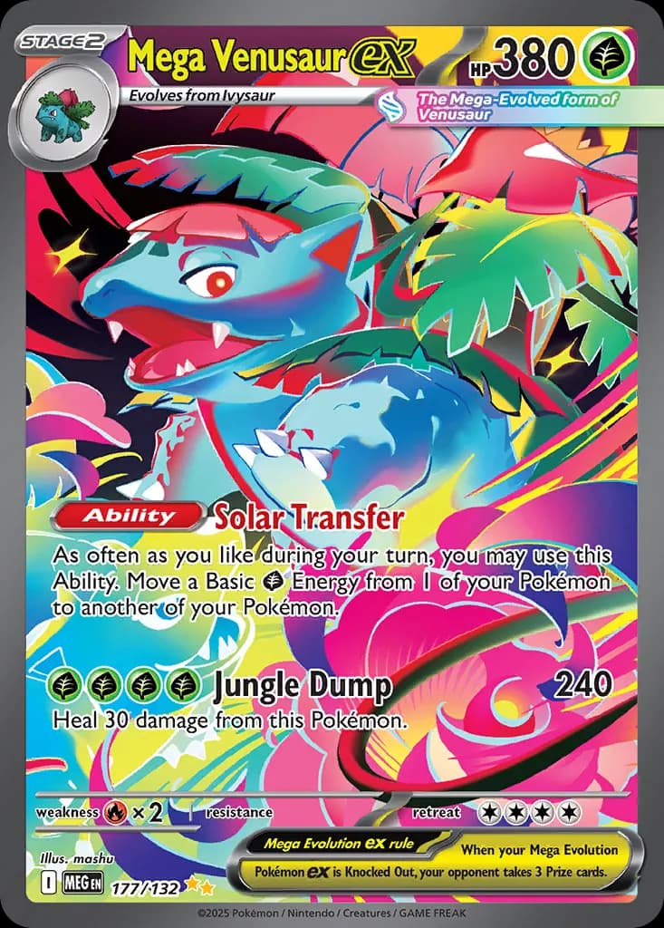 Mega Venusaur ex — Mega Evolution PSA 10 price guide