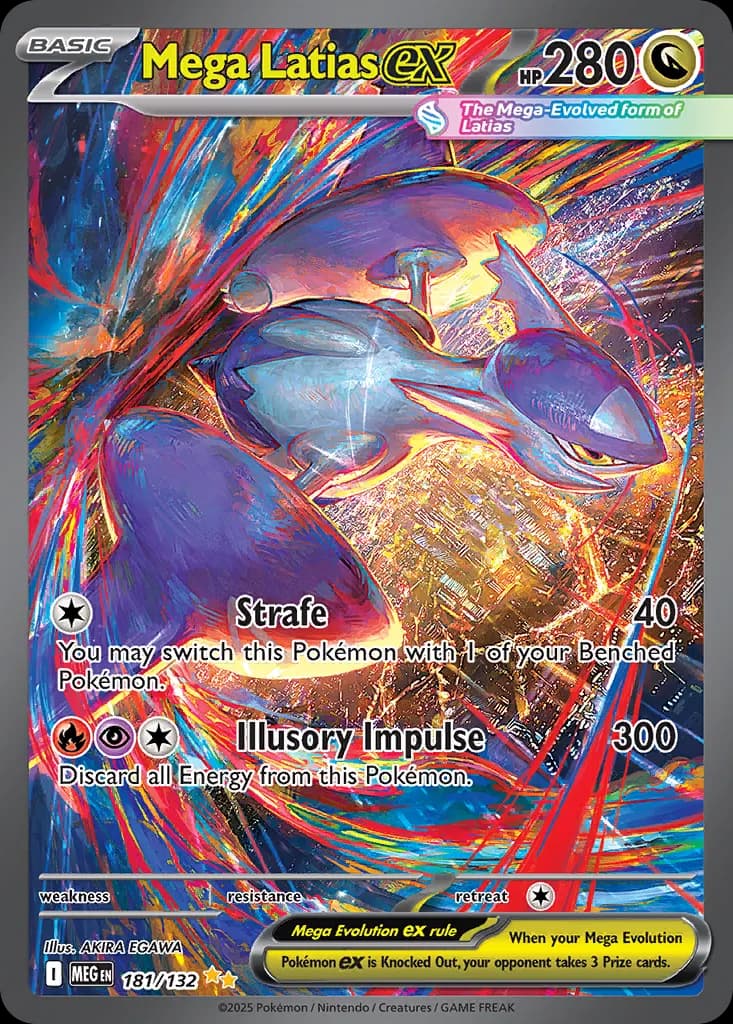 Mega Latias ex — Mega Evolution 181 Pokémon card