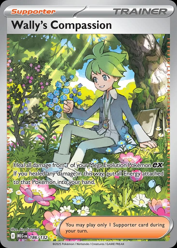 Wally's Compassion — Mega Evolution 186 Pokémon card