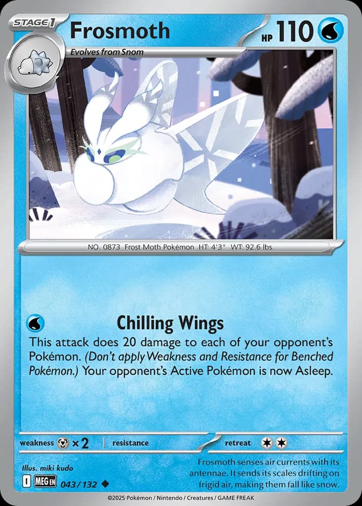 Frosmoth — Mega Evolution 43 Pokémon card
