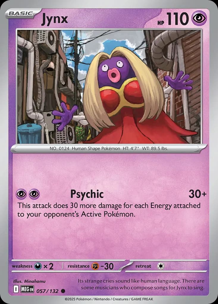 Jynx — Mega Evolution 57 Pokémon card