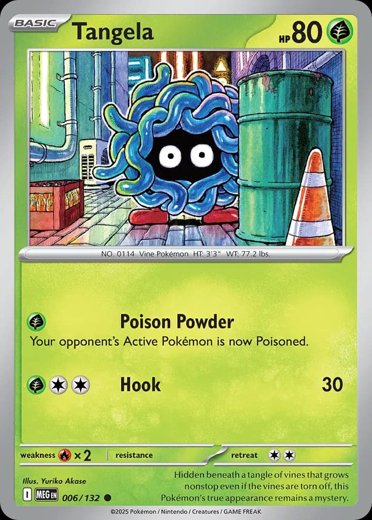 Tangela — Mega Evolution 6 Pokémon card