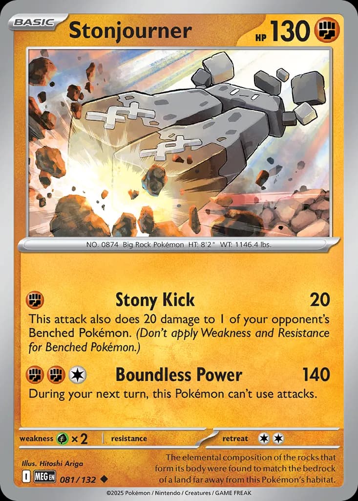 Stonjourner — Mega Evolution 81 Pokémon card