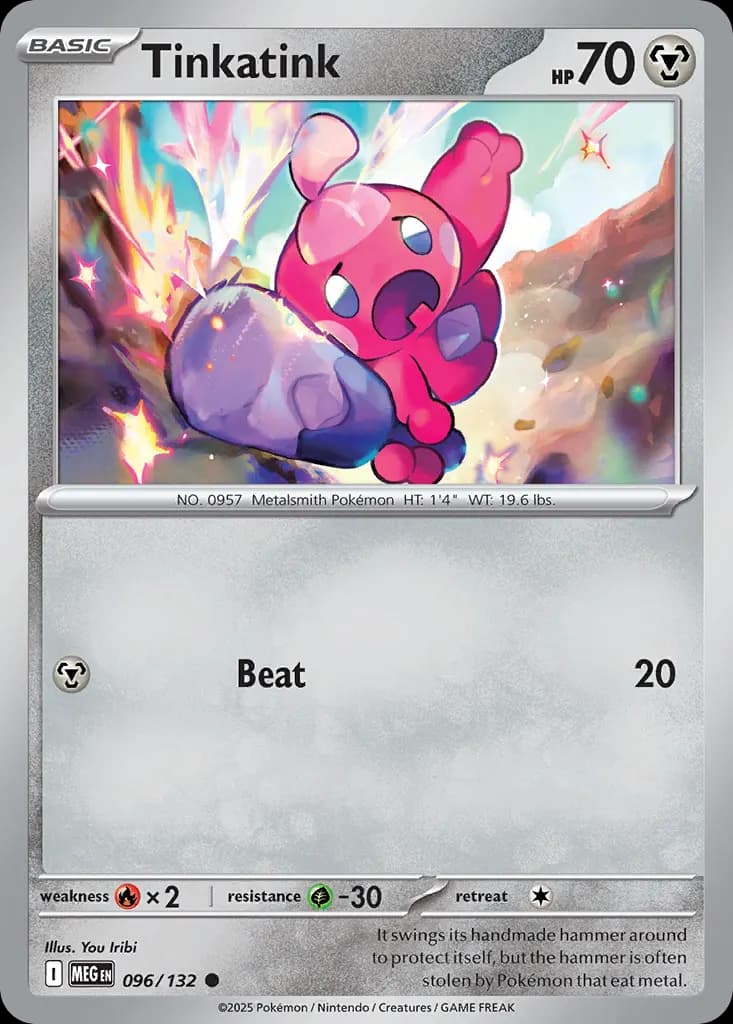 Tinkatink — Mega Evolution 96 Pokémon card