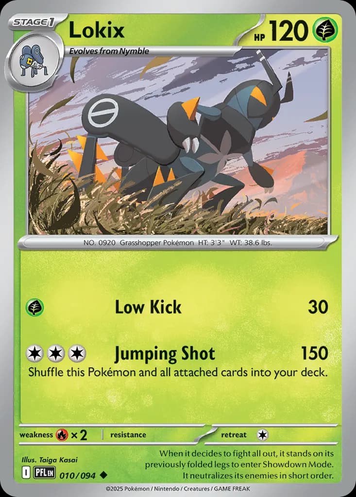 Lokix — Phantasmal Flames 10 Pokémon card