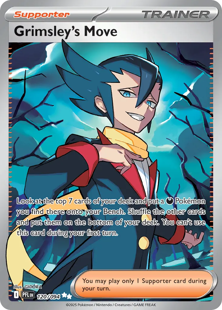 Grimsley's Move — Phantasmal Flames 120 Pokémon card
