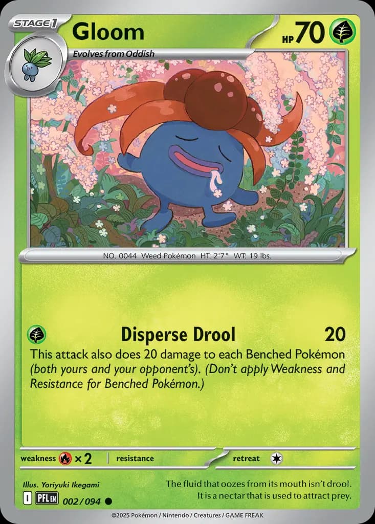 Gloom — Phantasmal Flames 2 Pokémon card