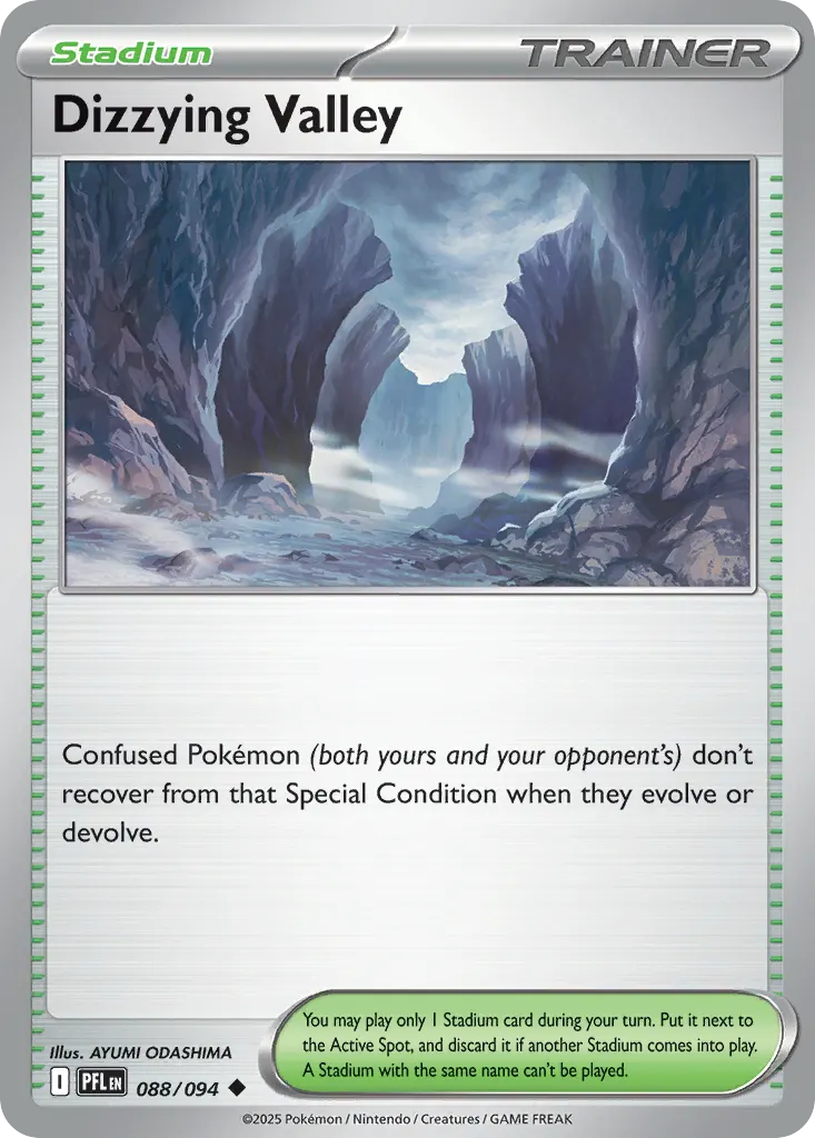 Dizzying Valley — Phantasmal Flames 88 Pokémon card