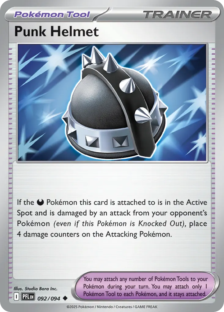 Punk Helmet — Phantasmal Flames 92 Pokémon card