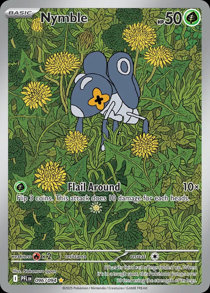 Nymble — Phantasmal Flames 96 Pokémon card
