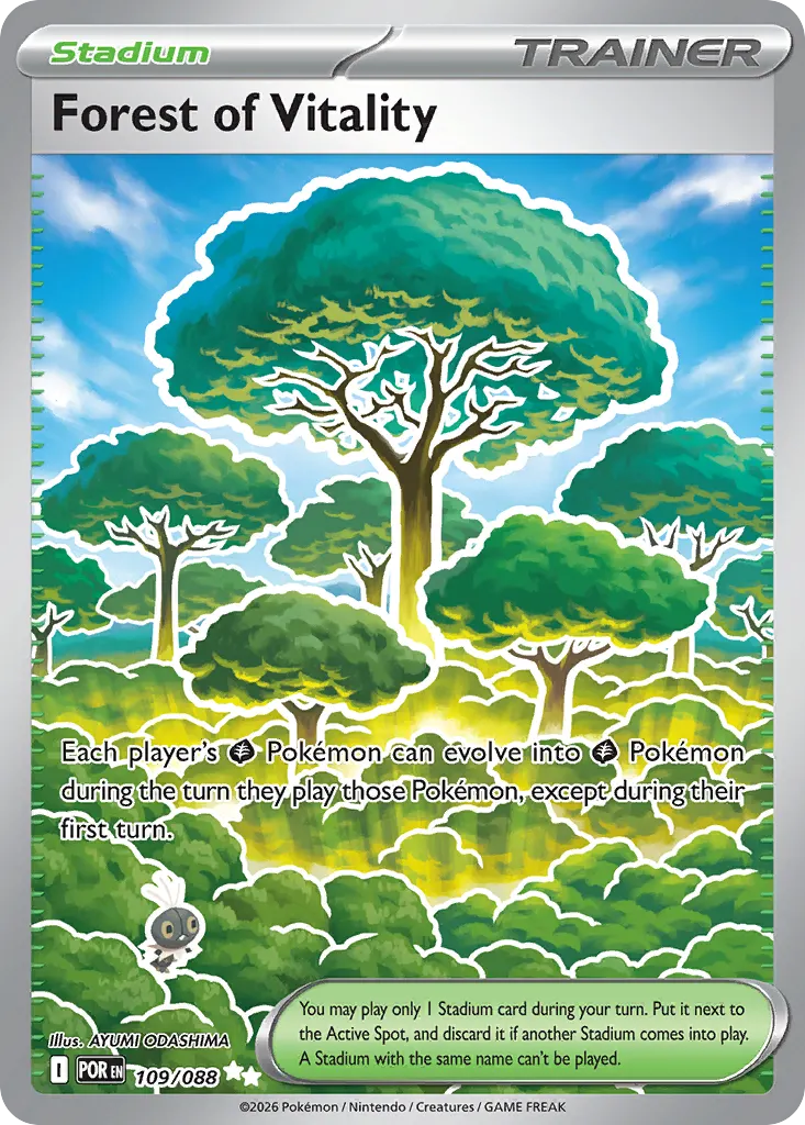 Forest of Vitality — Perfect Order 109 Pokémon card