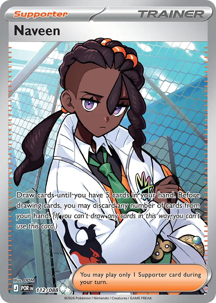 Naveen — Perfect Order 112 Pokémon card