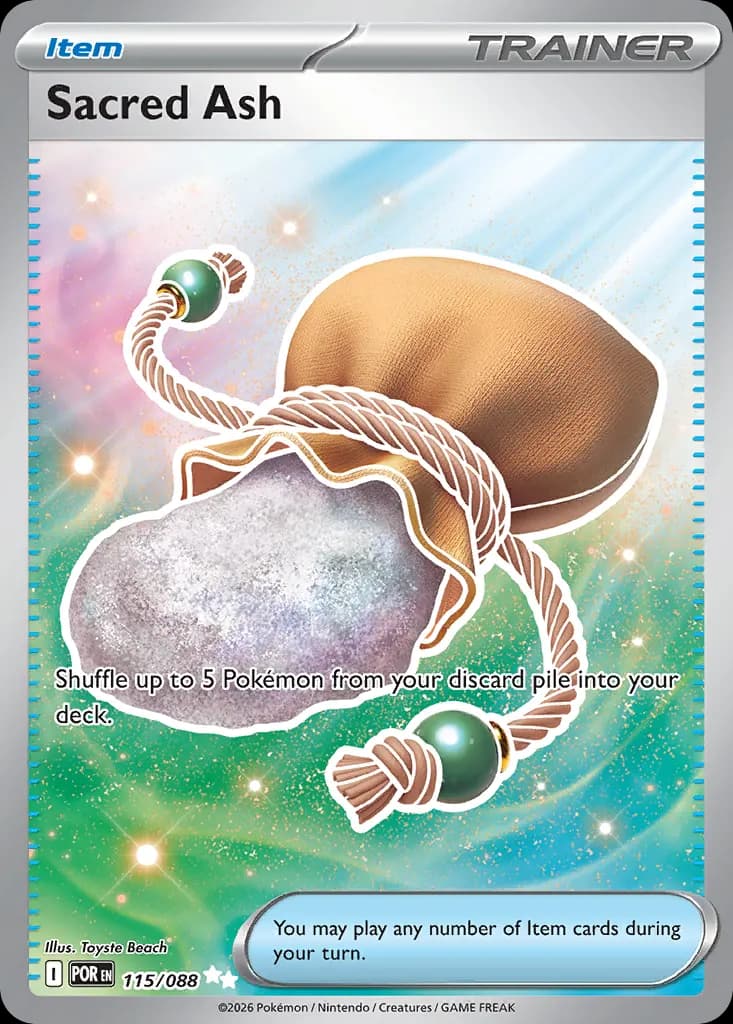 Sacred Ash — Perfect Order 115 Pokémon card