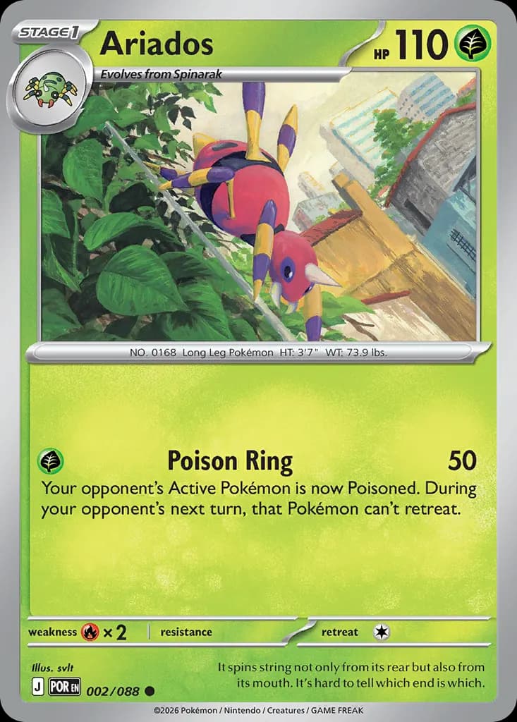 Ariados — Perfect Order 2 Pokémon card