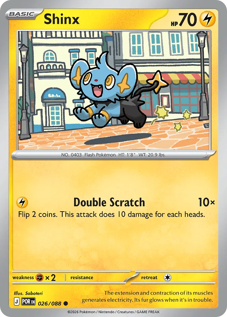 Shinx — Perfect Order 26 Pokémon card