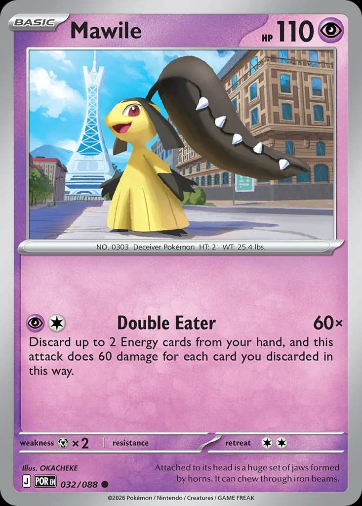 Mawile — Perfect Order 32 Pokémon card