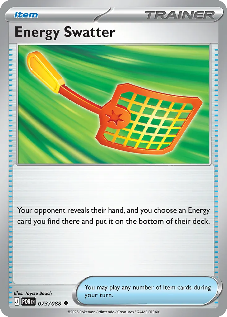 Energy Swatter — Perfect Order 73 Pokémon card